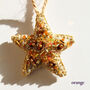 Hand Embroidered Star Christmas Decoration, thumbnail 3 of 12