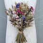 Wedding Dried Flower Bouquet Meadow Mixed Left, thumbnail 3 of 5