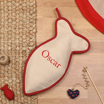 Personalised Pet Christmas Stocking For Cats, 3 of 4