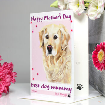 Golden Retriever Mother's Day Card, 6 of 7