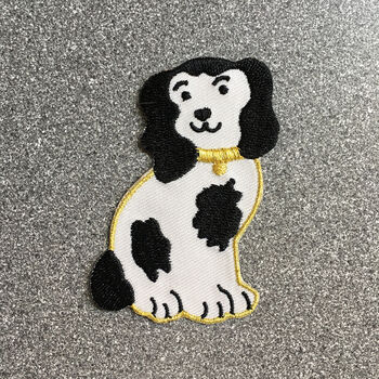 Dog Embroidered Iron On Patch, 2 of 4