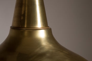 Large Brass Pendant Lamp, 4 of 6
