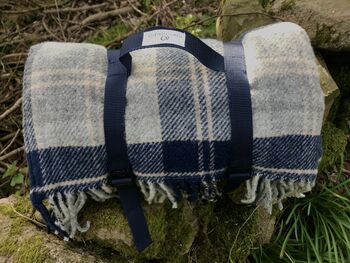 Wool Picnic Blanket With Waterproof Backing, 7 of 7