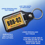 American Style Personalised Number Plate Keyring, thumbnail 3 of 7