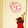 Baby Girl Name Wall Stickers, thumbnail 2 of 4