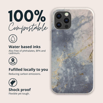 Blue Marble Eco Friendly, Biodegradable Phone Case, 2 of 8