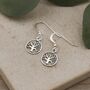 Sterling Silver Tree Of Life Drop Earrings, thumbnail 2 of 5