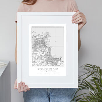 Our Favourite UK Location Personalised Map Print, 7 of 9