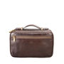 Elegant Leather Double Zip Wash Bag. 'The Cascina', thumbnail 2 of 12