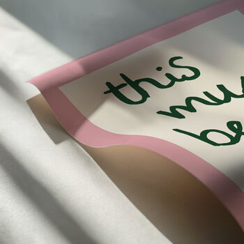 This Must Be The Place Handwritten Print, 3 of 11