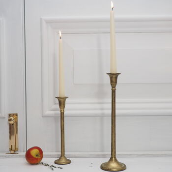 Elegant Brass Candlestick, 2 of 7