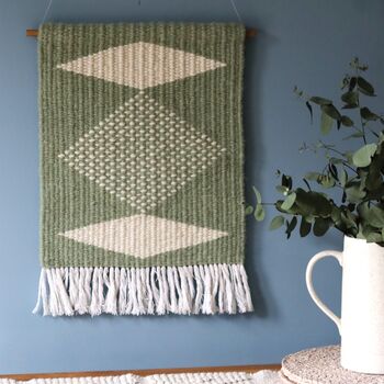 Handwoven Diamond Artwork, 3 of 5