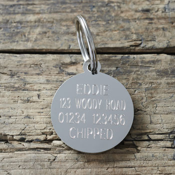 'Have Your People Call My People' Dog ID Tag, 2 of 2