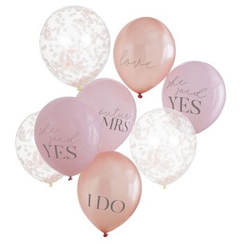 Hen Party Slogan And Confetti Balloons, 3 of 3