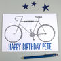 Personalised Bike Birthday Card, thumbnail 2 of 4