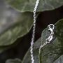 Inky Daisy Birch And Silver Necklace, thumbnail 6 of 10