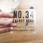 Personalised New Home Glass Coaster, thumbnail 1 of 4