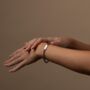 Byzantine Silver Bracelet Womens Personalised, thumbnail 4 of 9