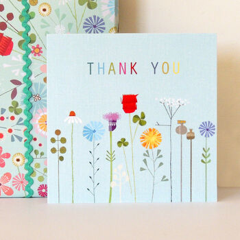 Floral Thank You Card, 3 of 5
