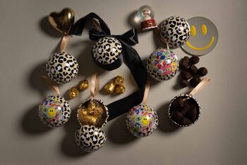 Bauble In Swedish Design Filled With Your Choice Of Swedish Chocolates, Swedish Candy Or Chocolate Truffles, Nisse, 3 of 12