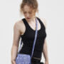 Blue Agnes Floral Saddle Bag, thumbnail 2 of 8