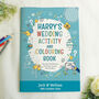 Personalised Blue A4 Wedding Activity And Colouring Book For Kids, thumbnail 7 of 9