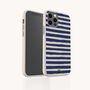 Navy Stripes Eco Phone Case, thumbnail 4 of 7