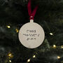 Braille Christmas Tree Decoration, thumbnail 1 of 2