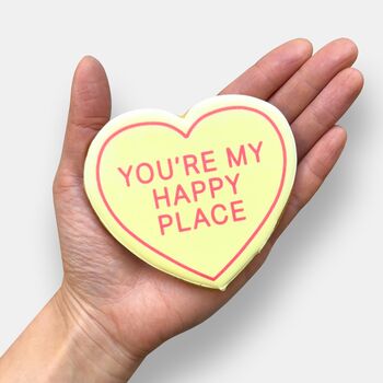 Happy Place Love Heart Valentine's Letterbox Iced Cookie, 2 of 9