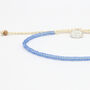 Ka'anapali Frosted Glass Beaded Anklet, thumbnail 7 of 12