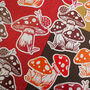 Fairy Tale Mushroom Toadstool Vinyl Sticker, thumbnail 3 of 6