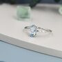 Genuine Sky Blue Topaz Ring In Sterling Silver, thumbnail 5 of 12