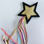 Gold Star Rainbow Ribbon Gift Wand, thumbnail 5 of 11
