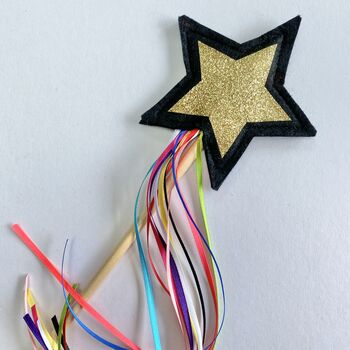Gold Star Rainbow Ribbon Gift Wand, 5 of 11