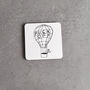F*Ck Off Coaster – David Shrigley Funny Art Design, thumbnail 5 of 5