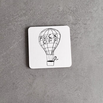 F*Ck Off Coaster – David Shrigley Funny Art Design, 5 of 5