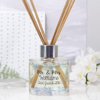 Personalised Wedding Reed Diffuser Gift Set, 4 of 10