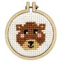 Bear With Me, I'm Stitching! Mini Matchbox Cross Stitch Kit, thumbnail 2 of 3