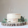 Love Wedding Cake Topper, thumbnail 2 of 5
