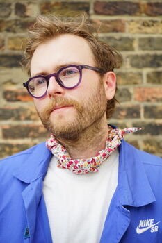 Mens Mixed Ditzy Floral Cotton Neckerchief, 11 of 12