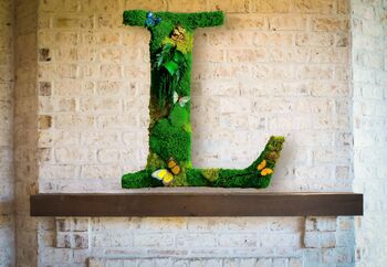 Moss Letters, Wooden Letters For Wedding, 3 of 5