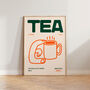 Tea Hand Drawn Illustration Kitchen Wall Art, thumbnail 6 of 9