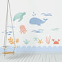 Under The Sea Fabric Wall Stickers, thumbnail 3 of 4