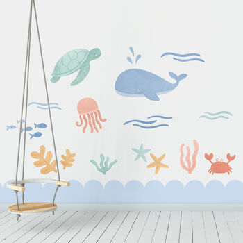 Under The Sea Fabric Wall Stickers, 3 of 4