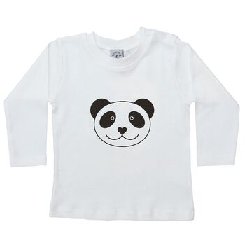Organic Cotton Panda Baby T Shirt, 4 of 4