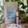 Lavender Bergamot Bath Salts And Oil Roll On Gift Set, thumbnail 1 of 5