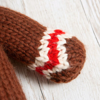 Gingerbread Man Knitting Kit, 5 of 10