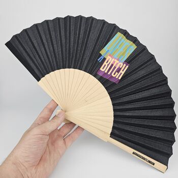 Handheld Lifes A Bitch Folding Fan, 3 of 3