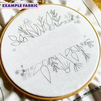 Summer Vase Floral Modern Embroidery Kit For Beginners, 5 of 5