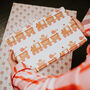 Personalised Christmas Gingerbread Train Wrapping Paper, thumbnail 2 of 7